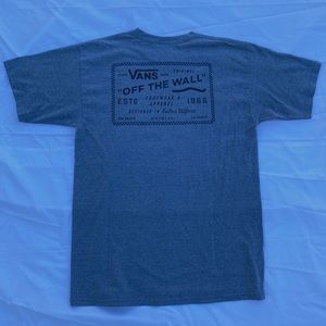 Grey vans tee